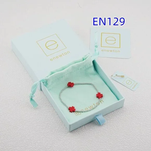 Enewton Gold Bead Cross Bracelet